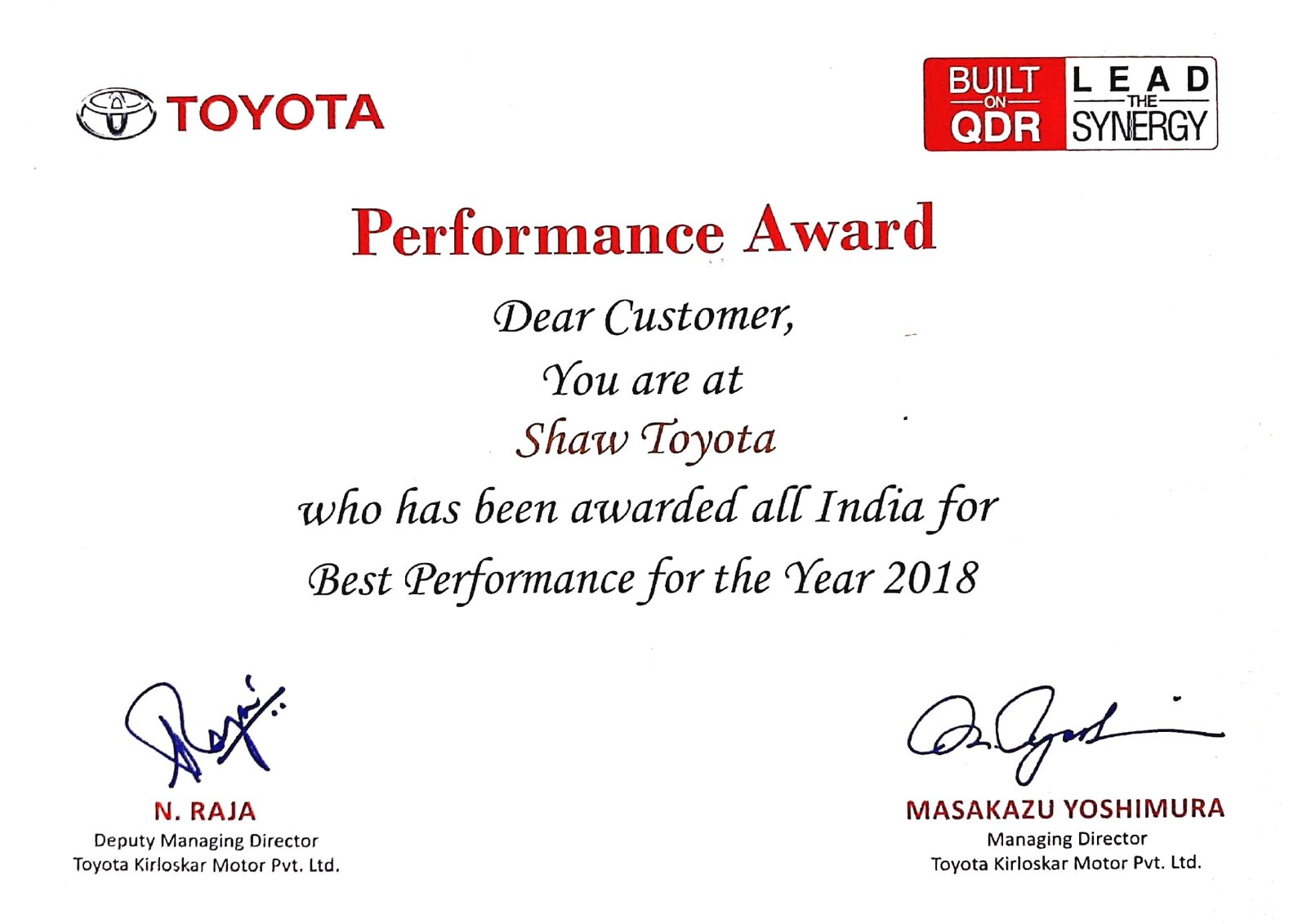 Award