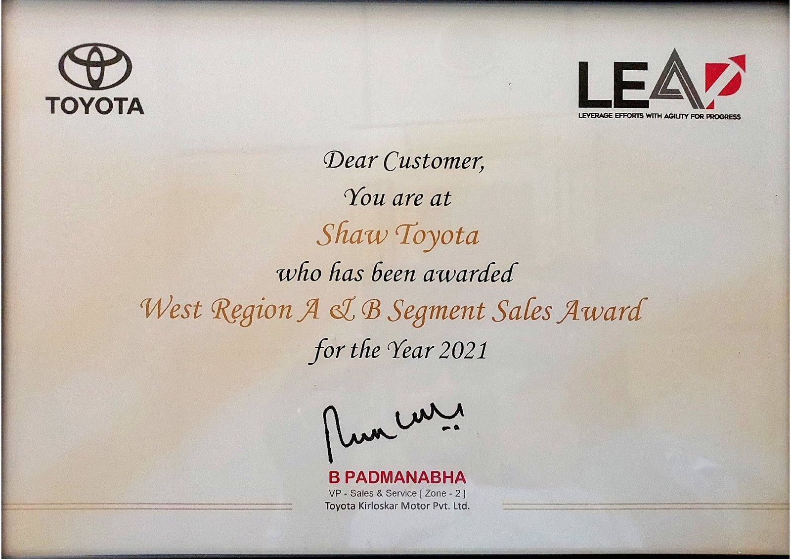 Award