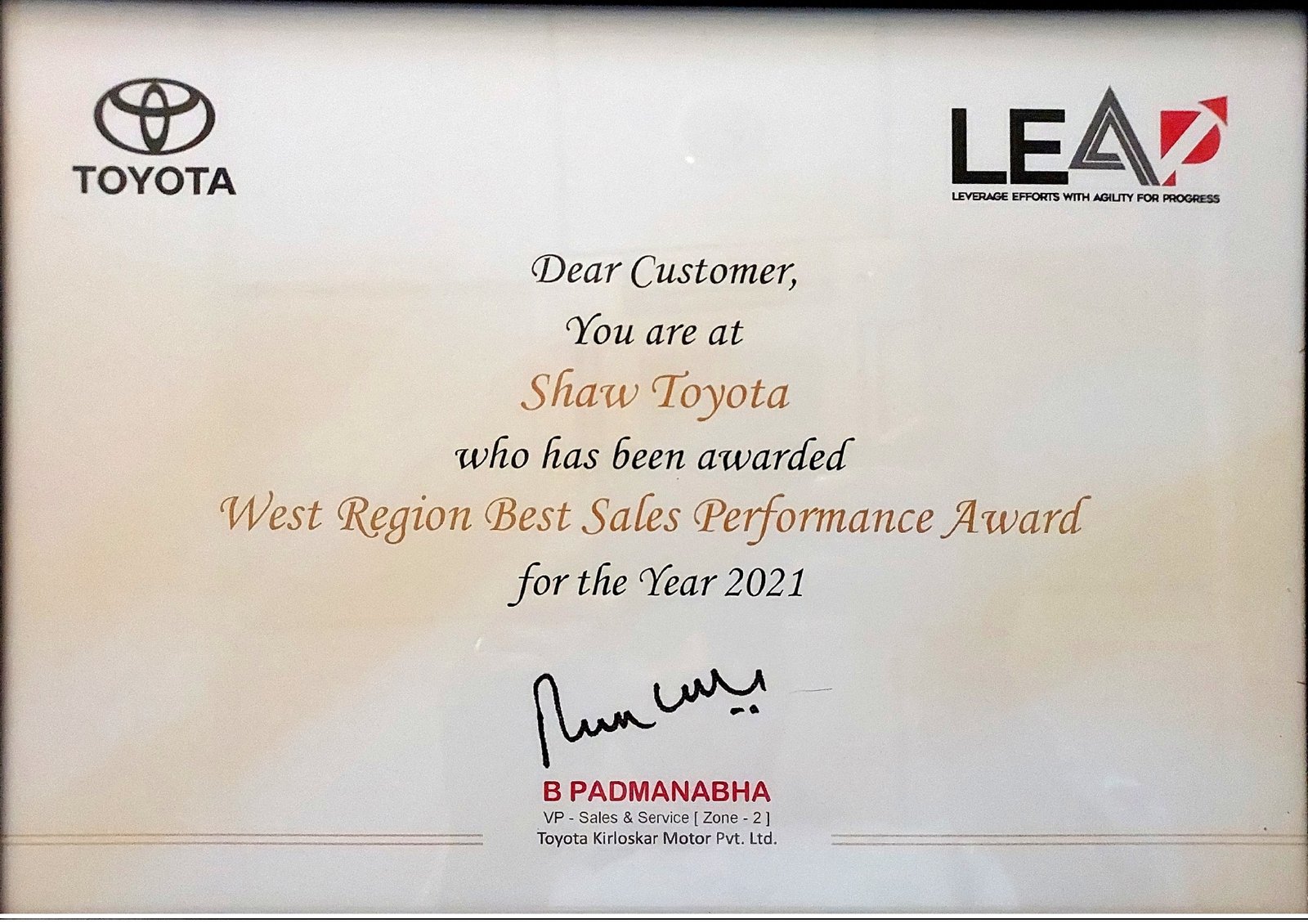 Award